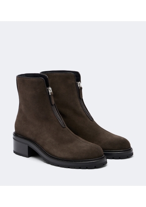 The Row Hike suede ankle boots
