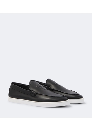 Christian Louboutin Neoclboat leather slip-on shoes