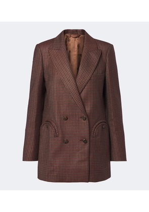 Blaze Milano Everyday checked virgin wool blazer