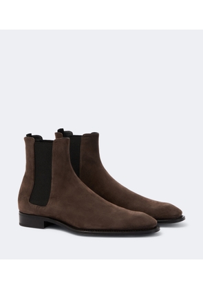 Saint Laurent Aurelien suede Chelsea boots