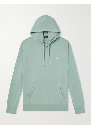 Polo Ralph Lauren - Logo-Embroidered Cotton-Jersey Hoodie - Men - Green - S