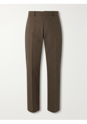 Paul Smith - Straight-Leg Cotton-Twill Chinos - Men - Brown - UK/US 30