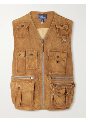 Polo Ralph Lauren - Suede Utility Vest - Men - Brown - S