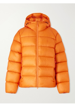 Polo Ralph Lauren - Hawthorne Logo-Embroidered Quilted Recycled-Shell Hooded Down Jacket - Men - Orange - S