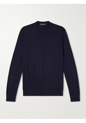 Dolce&Gabbana - Cashmere Sweater - Men - Blue - IT 44