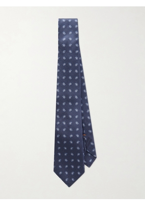 Zegna - 8cm Paisley Silk-Jacquard Tie - Men - Blue