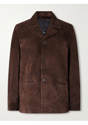 Nili Lotan - Ridgway Suede Blazer - Men - Brown - S