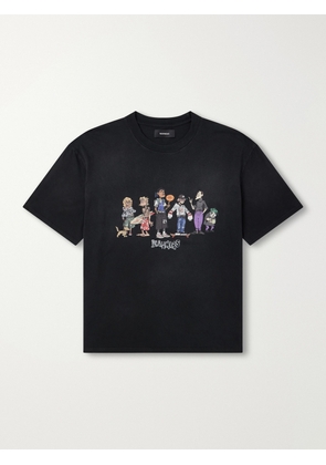 NAHMIAS - Printed Cotton-Jersey T-Shirt - Men - Black - S