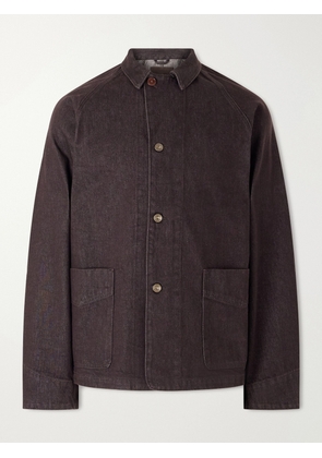 NN07 - Aiko Organic Denim Blouson Jacket - Men - Brown - S
