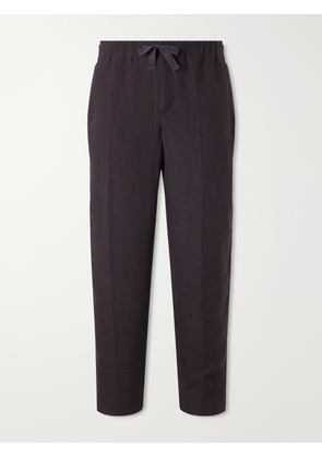 Orlebar Brown - Alex Straight-Leg Linen Trousers - Men - Brown - UK/US 28