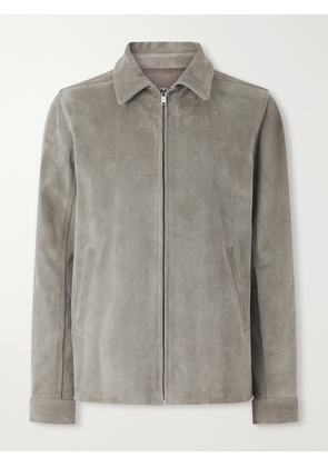 Rick Owens - Brad Suede Jacket - Men - Gray - IT 46