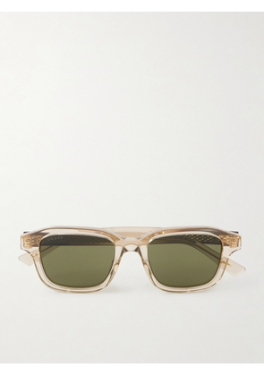 Gucci - The Wirecore Square-Frame Acetate Sunglasses - Men - Neutrals