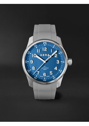 Aera - P-1 Airforce Automatic Stainless Steel Watch - Men - Blue