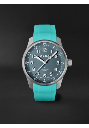 Aera - P-1 Moon Automatic Stainless Steel Watch - Men - Blue