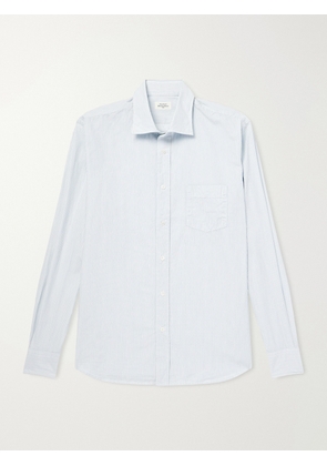Hartford - Paul Cotton-Poplin Shirt - Men - Blue - S