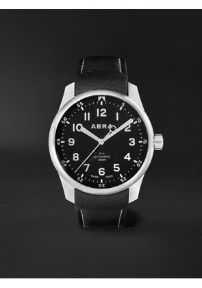 Aera - P-1 Pilot Automatic Stainless Steel Watch - Men - Black