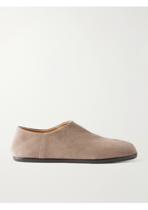 Maison Margiela - Tabi Split-Toe Suede Slippers - Men - Brown - EU 40