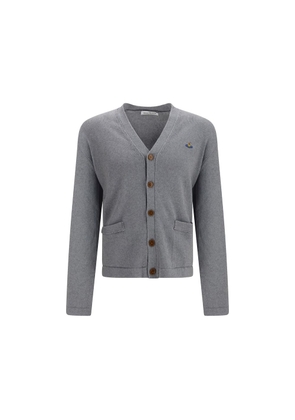 Vivienne Westwood Gray Cotton Cardigan - L