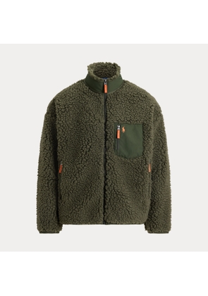 Relaxed Fit Pile Fleece Jacket