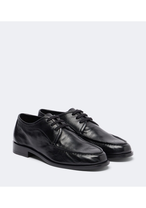 The Row Nino leather Derby shoes