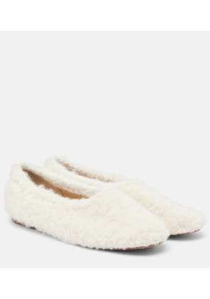 Gabriela Hearst Emperor shearling ballet flats
