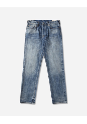 Men s Multi-Pocket Patched Daicock Jeans Mid Tone Indigo