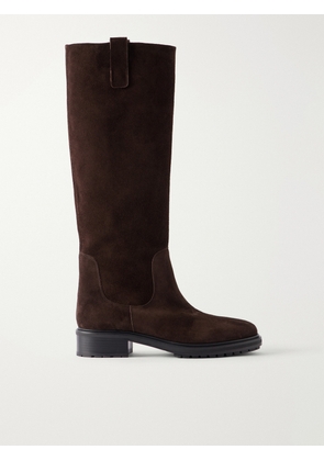 Aeyde - Henry 45 Suede Knee Boots - Brown - EU 35,EU 36,EU 37,EU 38,EU 39,EU 40,EU 41,EU 42