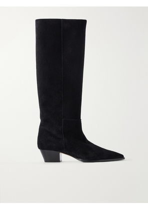 Aeyde - Medea 40 Suede Knee Boots - Black - EU 35,EU 36,EU 37,EU 38,EU 39,EU 40,EU 41,EU 42