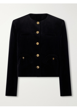 BLAZÉ Milano - Cotton-velvet Jacket - Black - 00,0,1,2,3,4