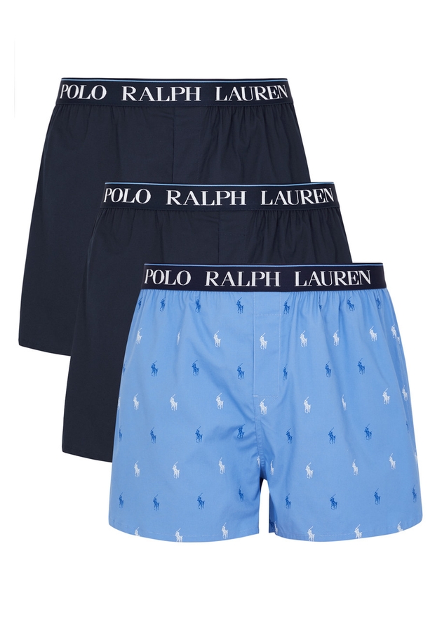POLO RALPH LAUREN Stretch-cotton boxer briefs - set of three