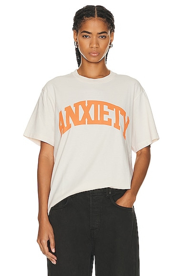 Bianca Chandon Anxiety T-shirt in Cream | Cream. Size S (also in
