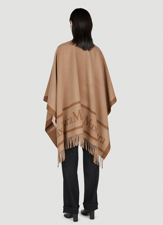 Max Mara Hilde Poncho | Woman Coats Camel One Size | MILANSTYLE.COM