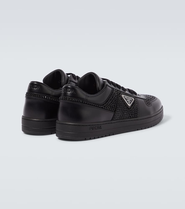 Prada Downtown low-top Leather Sneakers - Farfetch