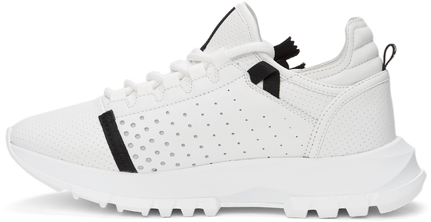 Givenchy Spectre Perforated Leather With Zip Black Low Top