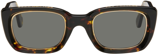 RETROSUPERFUTURE Tortoiseshell Born X Raised Edition Lira Sunglasses |  MILANSTYLE.COM