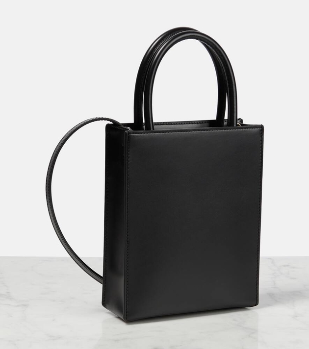 LOEWE Standard A5 Tote Bag In Raffia Natural/Black