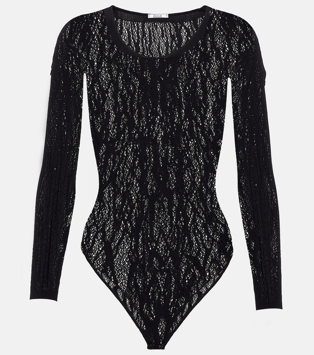 Colorado cotton-blend turtleneck bodysuit in black - Wolford