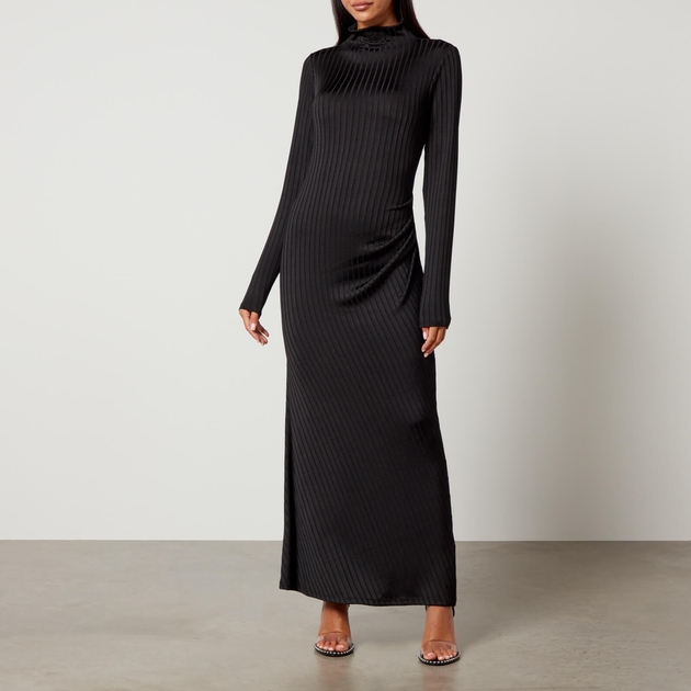 Good American Shine Rib-Knit Midi Dress | XS