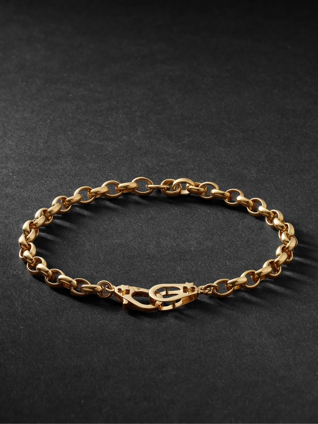 Foundrae, Sister Hook 18-Karat Gold Bracelet, Men