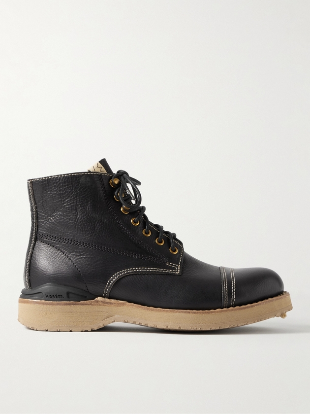 visvim Cheekag-Folk lace-up leather boots - Brown