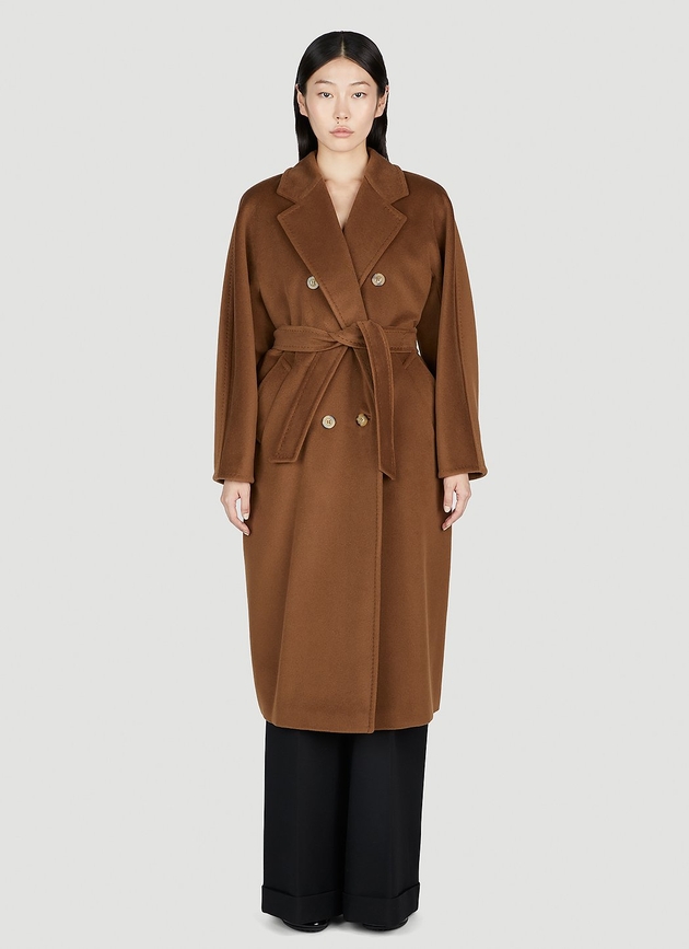 Max Mara Madame Coat | Woman Coats Brown It | 42 | MILANSTYLE.COM