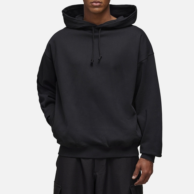 Tシャツ・カットソー Y-3 12th Anniversary M CH3 GFX Layered Back Logo Hoodie GV60 Y-3 Yohji Yamamoto CH3 Jersey GFX Hoodie in Black | FWRD