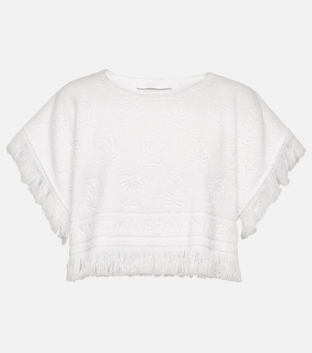 Zimmermann Cotton terry crop top