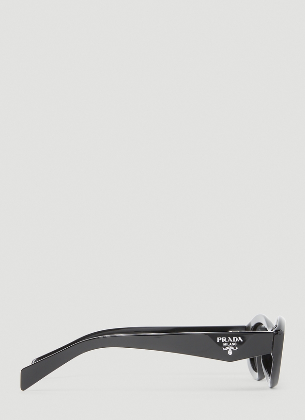 Prada Oval Frame Sunglasses | Woman Sunglasses Black One