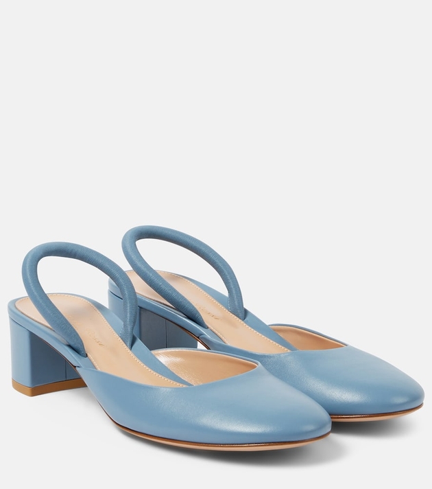 Gianvito Rossi Tivoli leather mules