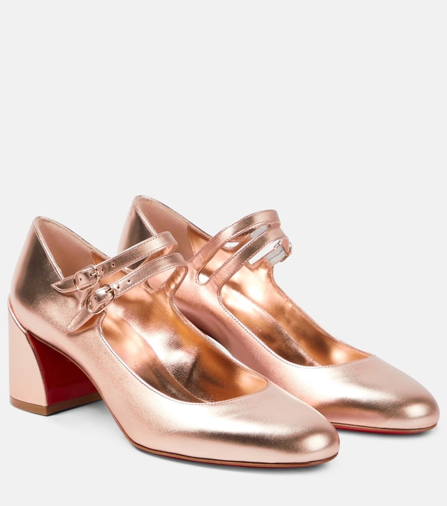Christian Louboutin Miss Jane leather Mary Jane pumps