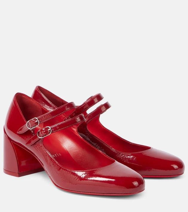 Christian Louboutin Miss Jane 55 patent leather Mary Jane pumps