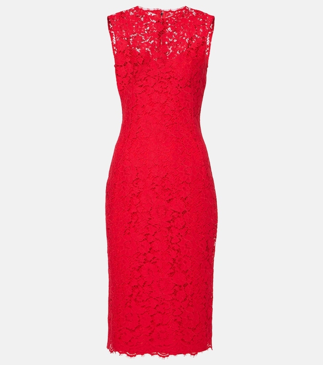 Dolce&Gabbana Cotton-blend midi dress