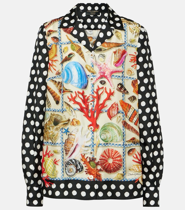 Dolce&Gabbana Capri printed silk shirt