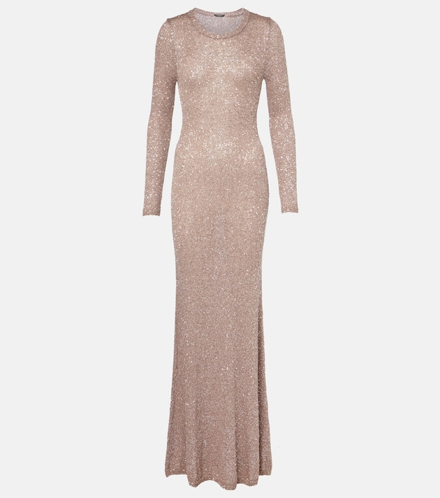 Balenciaga Sequined maxi dress